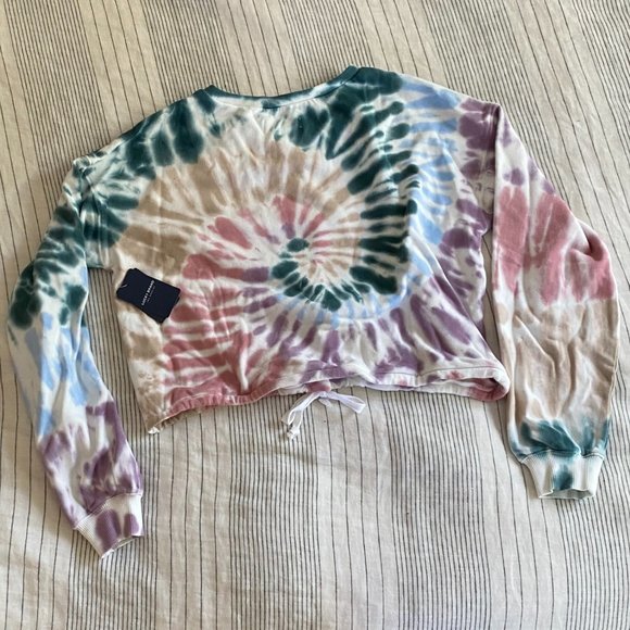 NWT Lucky Brand - Tie Dye Crop Top (medium) - Picture 1 of 9